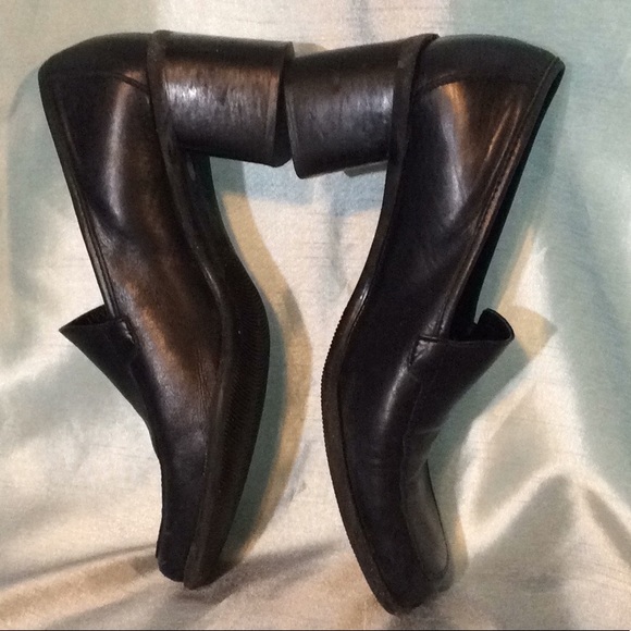 Black Enzo Angiolini shoes, gently used, 7 1/2 M - Picture 3 of 8